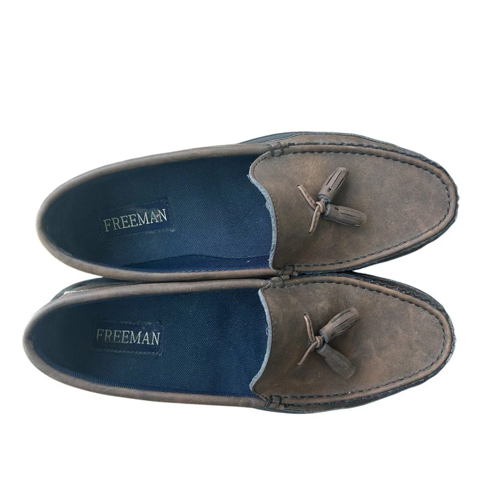 Freeman Men's‎ Brown 11M Tassel Loafers